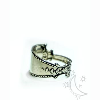 Gorgeous Sterling Silver Ring Converted From Antique Silverware