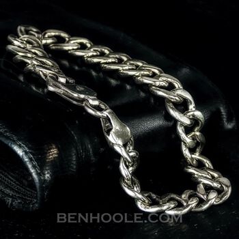 Handmade Sterling Silver Cuban Link Bracelet