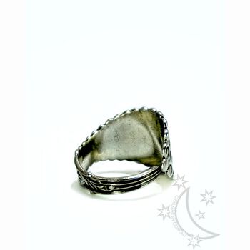 Gorgeous Sterling Silver Ring Converted From Vintage Silverware