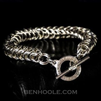 Handmade Men's Sterling Silver Bracelet