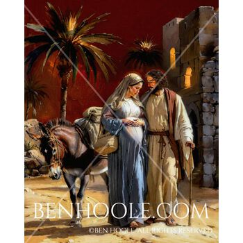 Christian Nativity Art by Ben Hoole