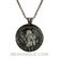 Archangel Michael Sterling Silver Christian Pendant