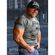 Men's Fitted Gym T-Shirt Army Green